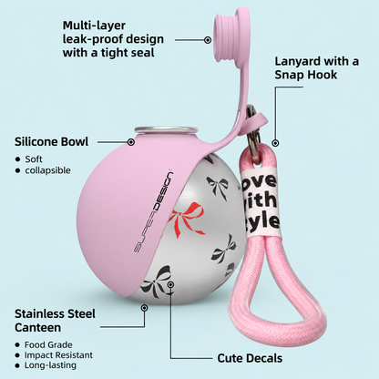 FurSip™ 2-in-1 Portable Dog Water Bottle